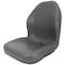 A & I Products Seat, Lawn & Garden, UTV, Tractor, Skidsteer, Gray Vinyl 28" x19" x14.5" A-B1LGT125GR - alternate 1